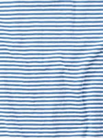 4545 Cotton Stripe 45 Star T-shirt Light Blue Stripe