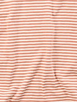 4545 Cotton Stripe 908 Ocean T-shirt Sunset Orange Stripe