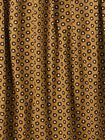 Cigar Dot Print Dress Beige