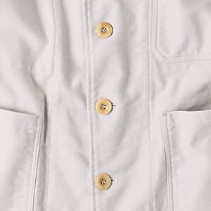 Moleskin Neem Jacket Bone White
