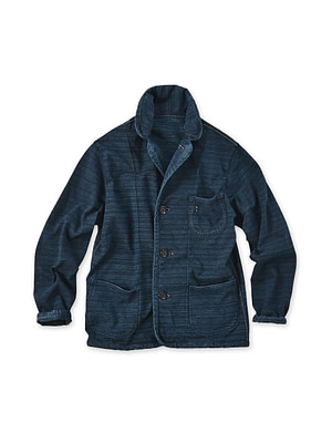 Indigo 908 Dekoboko Tenjiku Tyrolean Jacket Nou Indigo Nou