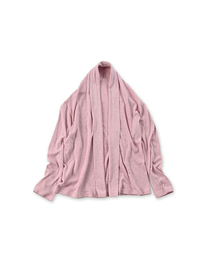 Whole Super Gauze Cache-coeur Pink Top