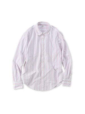 No.180 Miko Petit Loafer Shirt Pink Stripe