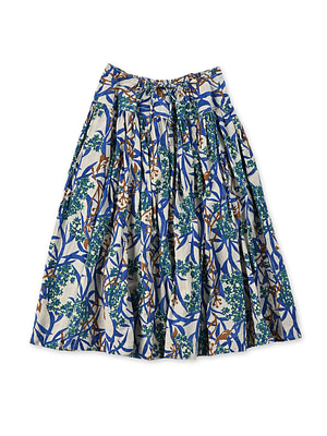 Aster Print Easy Skirt Kinari