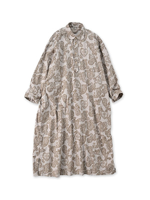 504 OX Paisley Print Shirt Dress Off Heart Paisley