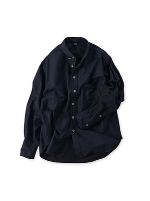 Indigo Supima OX 908 Ocean Button Down Shirt Indigo