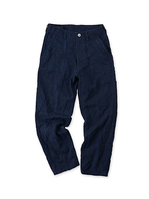 Indigo Linen Cloth 908 Baker Pants Indigo