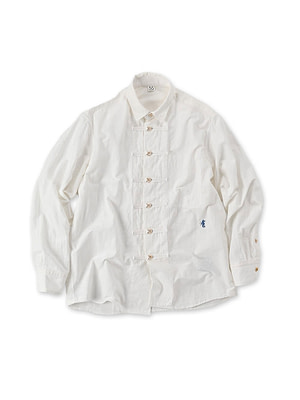 Indian Khadi 908 OX 8-knot Shirt White