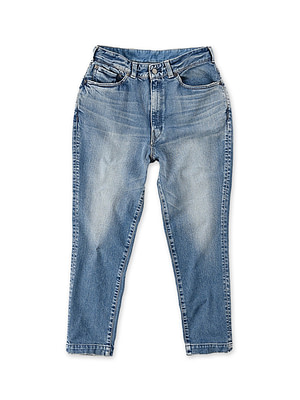 Rye Mugi Denim Stretch New Momohime Distressed Indigo R 66 Zyu