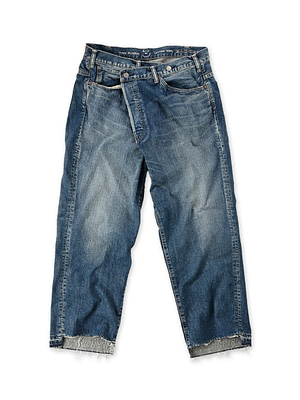 Rye Mugi Denim Cross Over Pants Zyu