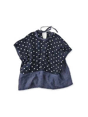 Indian Linen Dot Print M Camisole Navy