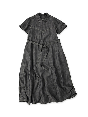 Cotton Linen Dungaree Dress Nou Kageiro Nando Dungaree