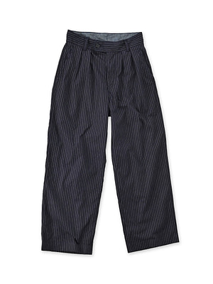 Indigo Cook Weather Charlotte Baggy Indigo Pinstripes