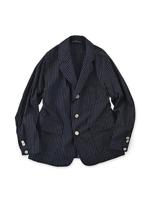 Indigo Cook Weather 908 Blazer Indigo Pinstripes