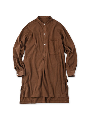 Tenjiku 908 Grandpa Shirt Brown