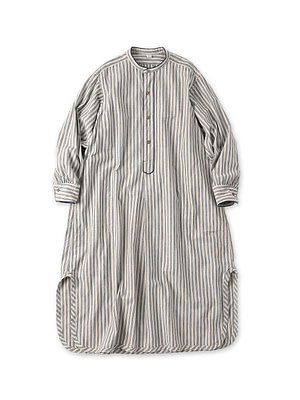 Dungaree Stripe Pajama Dress Kinari Stripes