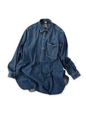 45 Petite Denim 908 Grandpa Pull Shirt Zyu