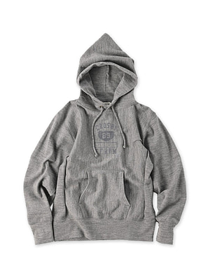 US Moo Wool 908 Reverse Hoodie (Size 3) Gray Top