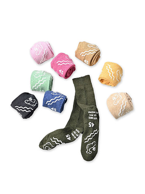 Plant Dyed Dozume Tenjiku Socks