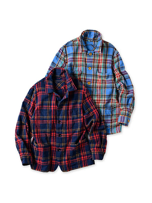 Indian Flannel Tartan 4-pocket Shirt