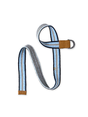 Indigo Regiment Knit Belt