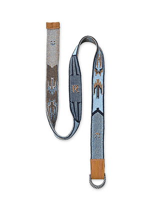 Indigo Native Knit Belt