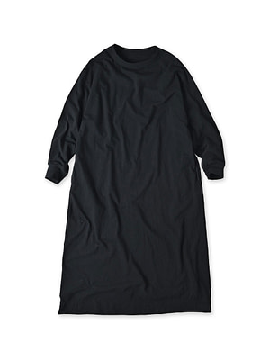 Long Sleeve 45 Star Dress Black