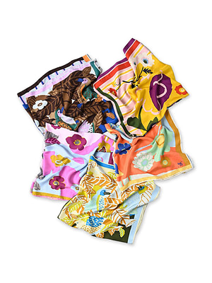 Silk Anemone Bird Furoshiki