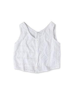 Doama Hira Cutwork Camisole White