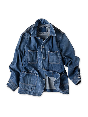 Mon-petit Denim 908 4-pocket Shirt Tan