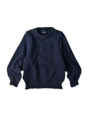 Indigo Puff Sweater