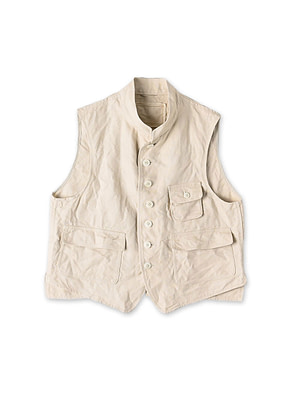 Linen Duck 908 Hunting Vest Kinari