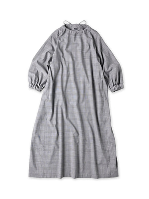Summer Wool Dress Glen Check