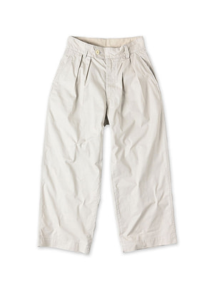 Thin Gabardine Charlotte Baggy Antique White