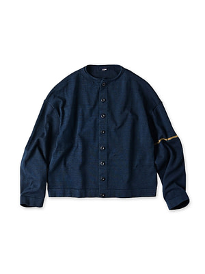 Indigo Knitsew Square Cardigan