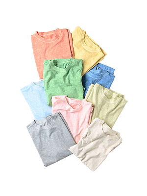 Plant Dyed Tenjiku 908 Ocean T-shirt