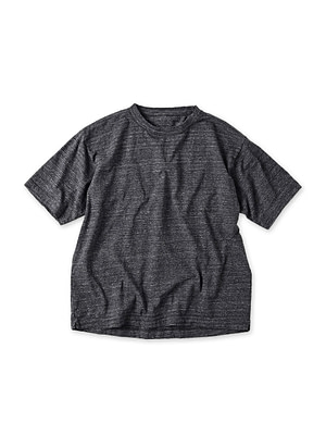 Top Tenjiku 908 Ocean T-shirt Black Dungaree Top