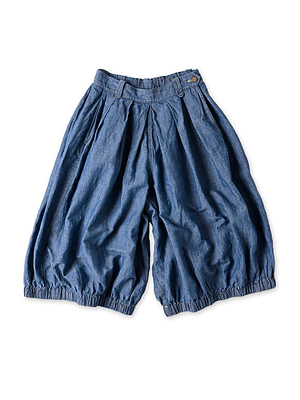 Cotton Linen Ruri Dungaree Bloomer Pants Zyu