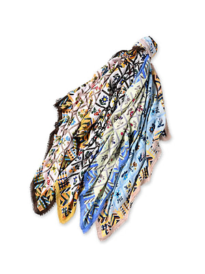 Aya Fleur Chambre Print Furoshiki