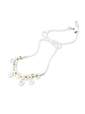 Shell de Fleur Choker Off White