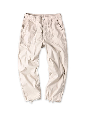 Thin Back Satin 908 Baker Pants Antique White
