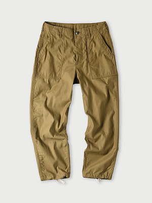 Thin Back Satin 908 Baker Pants Khaki