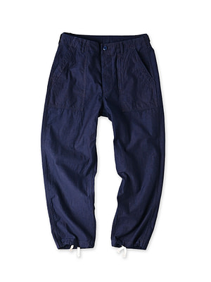 Indigo Thin Back Satin 908 Baker Pants