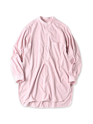 Supima Tenjiku 908 Grandpa Pull Shirt Pink