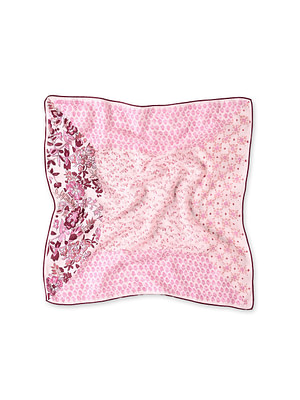 Pink Cherry Blossom Trio Supima Patchwork Flower Bandana