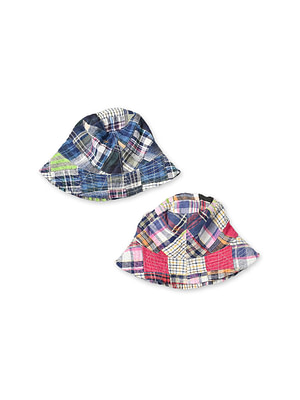 Indian Linen Madras Patchwork Hat