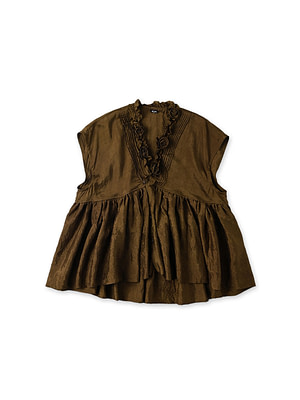 Indian Silk Camisole Brown