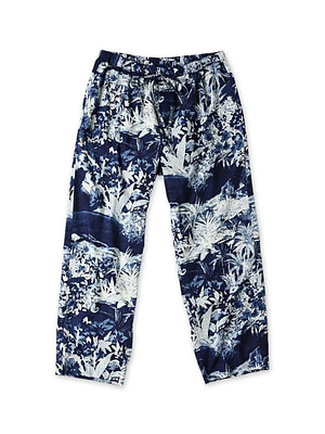 Indigo Irie Aloha Print Easy Pants