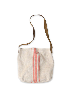 Jacquard Striped Bag Red Stripes