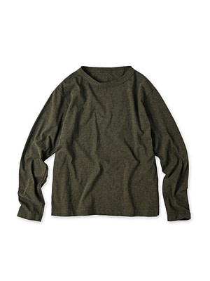 Top Tenjiku 908 45 Star Long Sleeve T-shirt Khaki Top